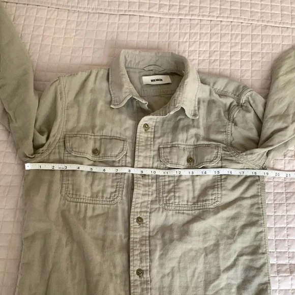 Buck Mason Double Weave Shirt, Small - Picture 5 of 9